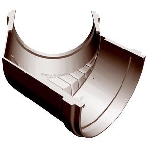 Водосточные системы Водосточные системы Docke Standart Угловой элемент 135° DOCKE Standard Шоколад