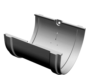 Водосточные системы Водосточные системы Docke Standart Соединитель желобов DOCKE Standard Пломбир