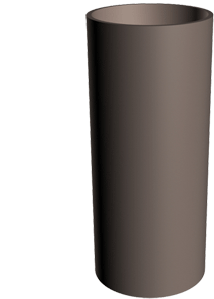 Водосточные системы Водосточные системы Docke Lux Труба водосточная DOCKE Lux Шоколад