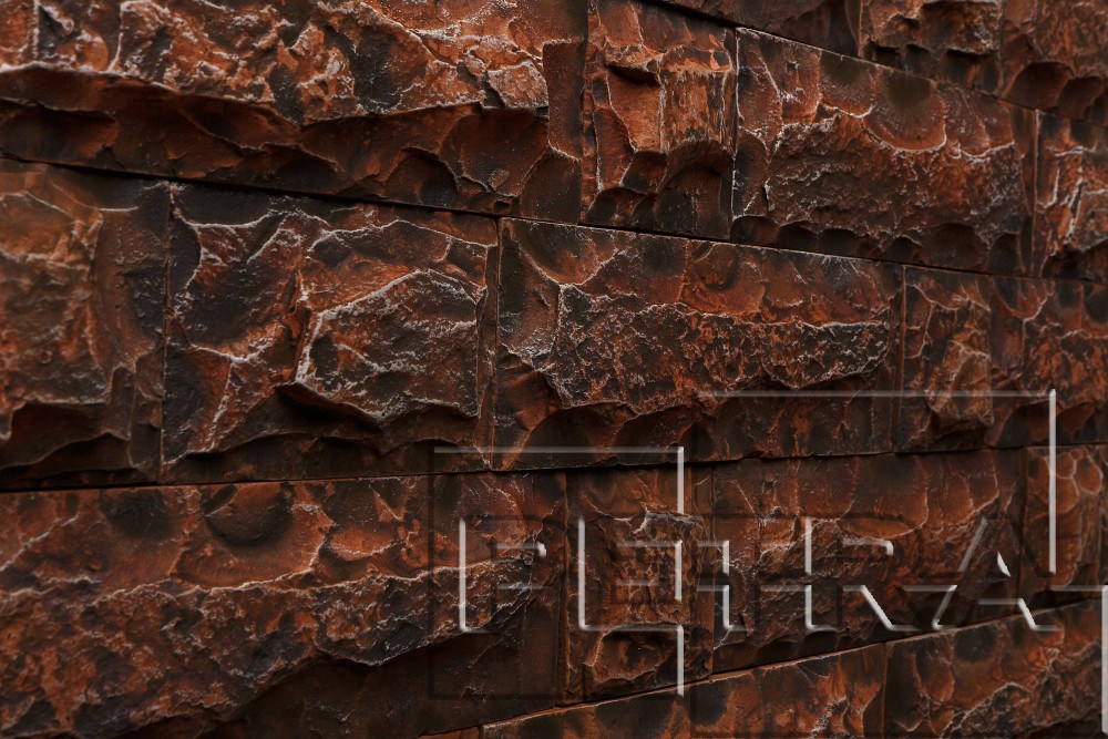 Декоративный камень PETRA рядовой, угловой Угловой декоративный кирпич Petra Угловой элемент PETRA Карфаген